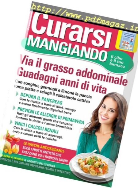 Curarsi Mangiando – Marzo 2017 Cover