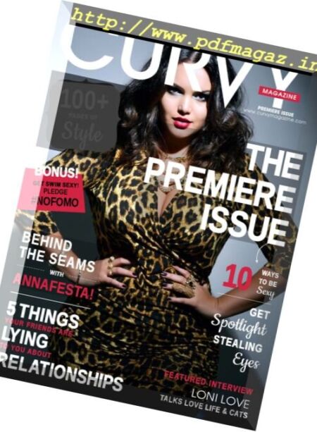 Curvy – Premiere Issue 2017 Cover