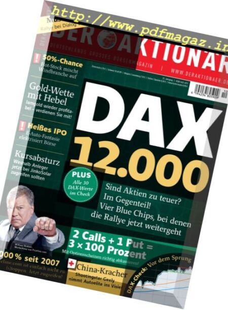 Der Aktionar – 3 Marz 2017 Cover