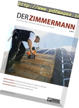 Der Zimmermann – Nr.3, 2017