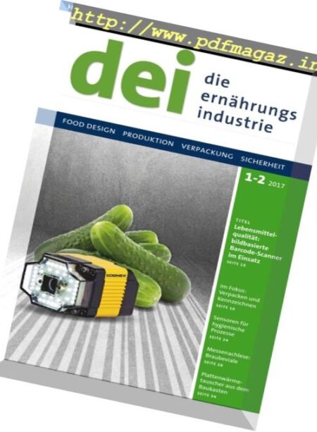 Die Ernfhrungs Industrie – Nr.1-2, 2017 Cover