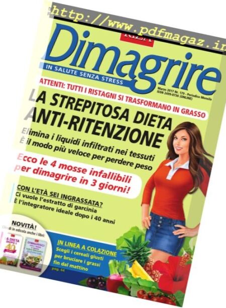 Dimagrire – Marzo 2017 Cover