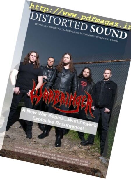 Distorted Sound Magazine – Issue 23, 2017 Cover