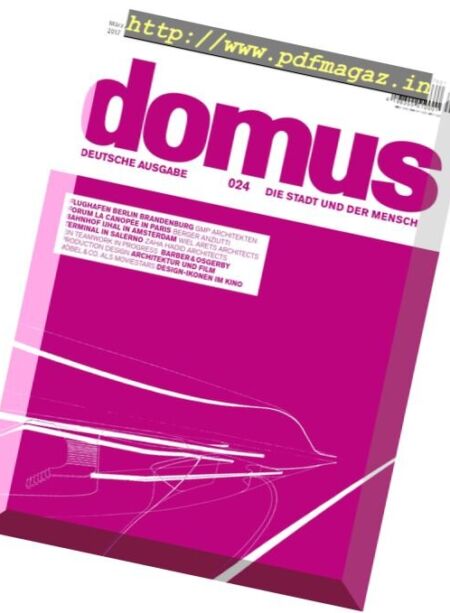 Domus Germany – Marz-April 2017 Cover
