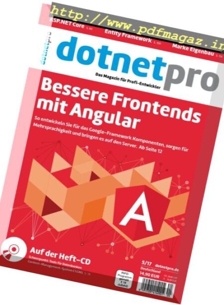 dotnetpro Germany – Mai 2017 Cover