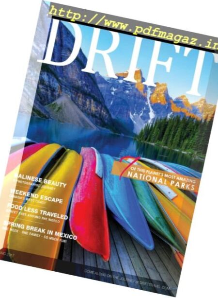 Drift Travel Magazine – Spring 2017 Cover