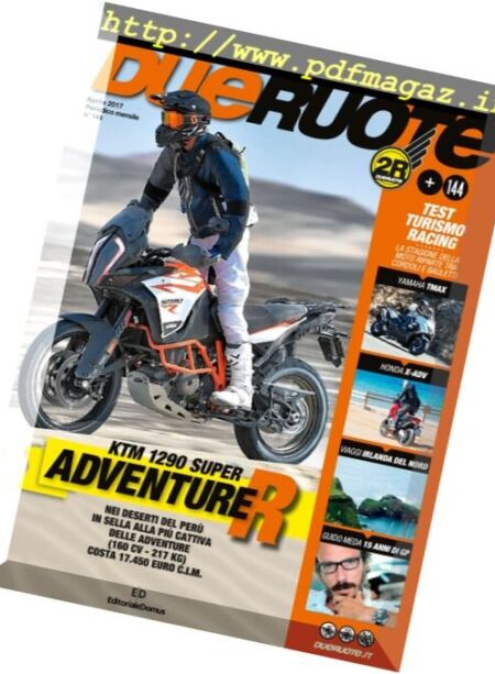 DueRuote – Aprile 2017 Cover