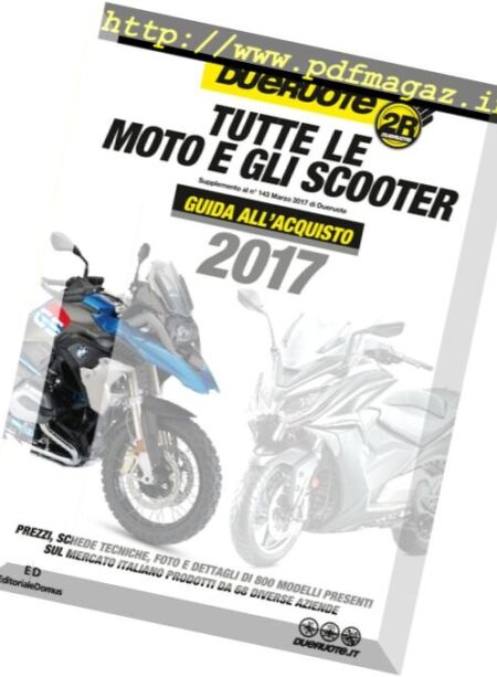 DueRuote – Tutte Le Moto E Gli Scooter – Marzo 2017 Cover
