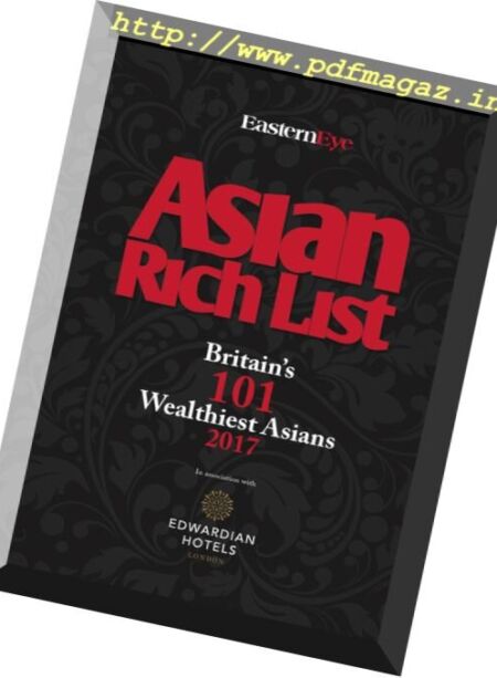Eastern Eye – Asian Rich List 2017 Cover
