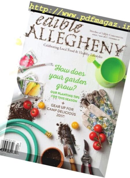 Edible Allegheny – April-May 2017 Cover