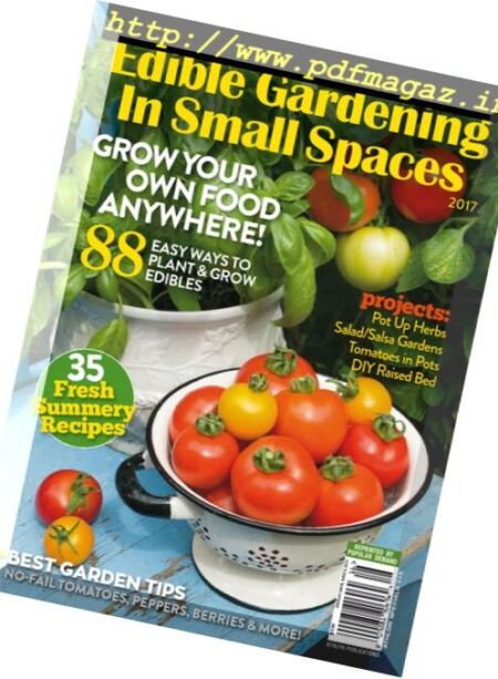 Edible – Gardening In Small Spaces 2017 Cover
