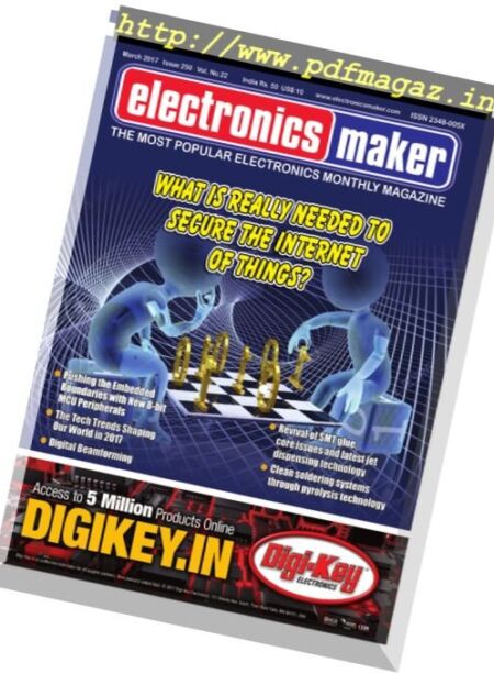 Electronics Maker Magazine – March 2017 Cover