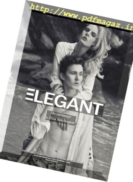 Elegant Magazine – Fashion N 10, January 2017 Cover