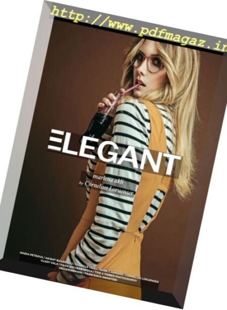 Elegant Magazine – Fashion N 12, February 2017 Cover
