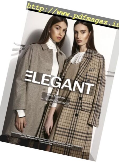 Elegant Magazine – Fashion N 13, February 2017 Cover