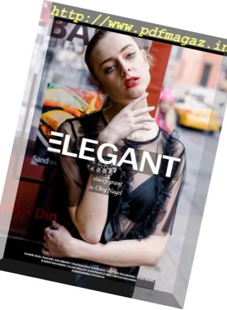 Elegant Magazine – Fashion N 2, February 2017 Cover