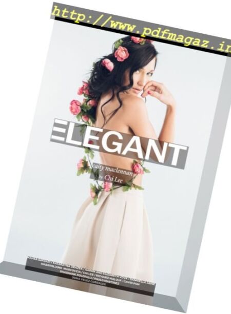 Elegant Magazine – Fashion N 2, March 2017 Cover