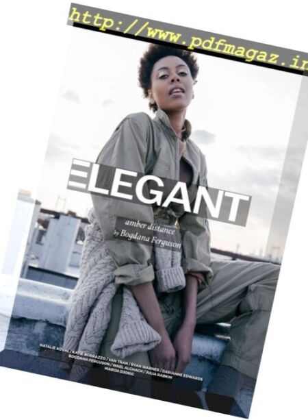 Elegant Magazine – Fashion N 3, March 2017 Cover