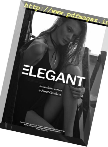 Elegant Magazine – Fashion N 6, January 2017 Cover