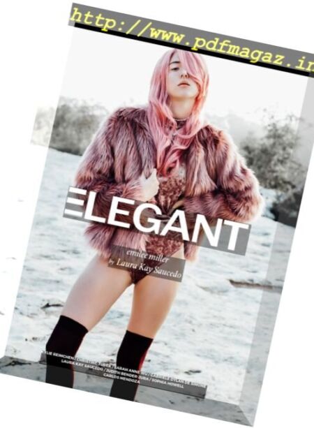 Elegant Magazine – Fashion N 8, March 2017 Cover