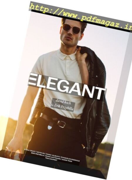 Elegant Magazine – Men N 1, February 2017 Cover