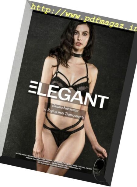 Elegant Magazine – Sensual – March 2017 Cover
