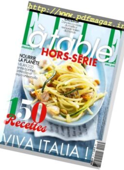 Elle a Table – Hors-Serie – Avril 2015
