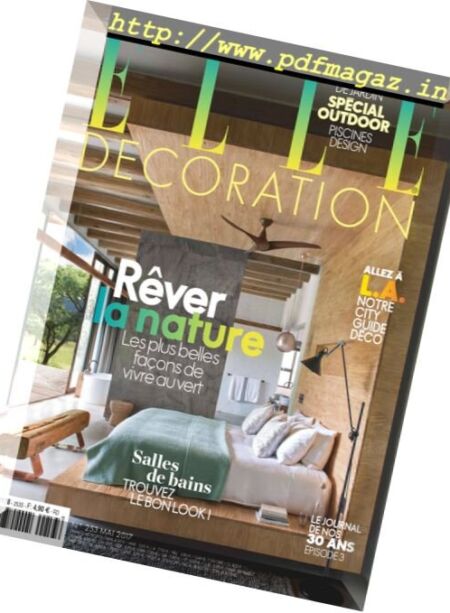 Elle Decoration France – Mai 2017 Cover