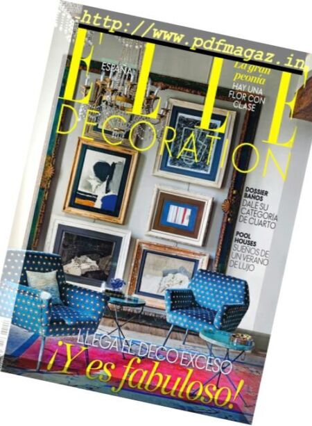 Elle Decoration Spain – Mayo 2017 Cover