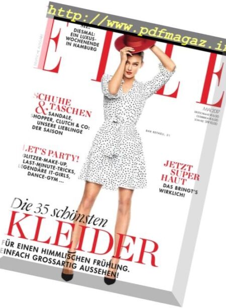 Elle Germany – Mai 2017 Cover