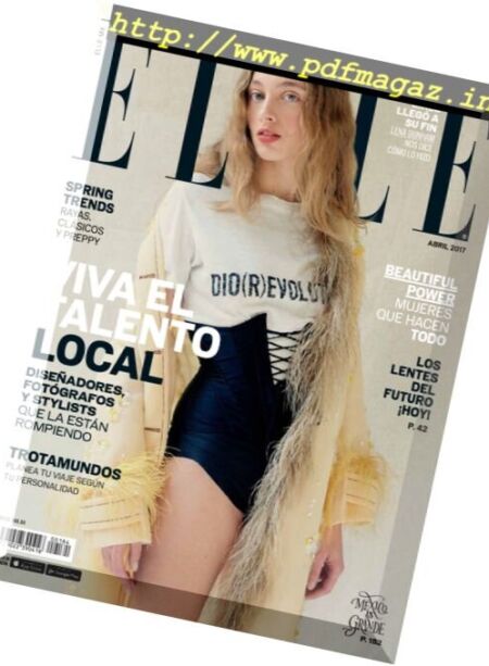 Elle Mexico – Abril 2017 Cover