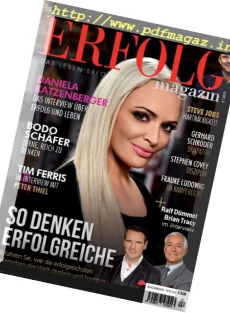 Erfolg – April 2017 Cover