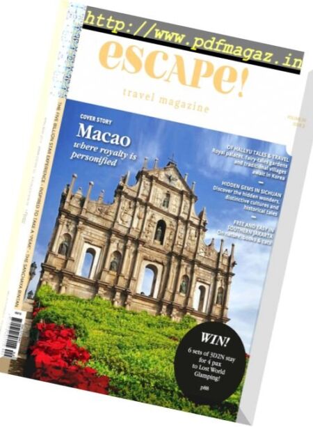 Escape! Malaysia – April-May 2017 Cover