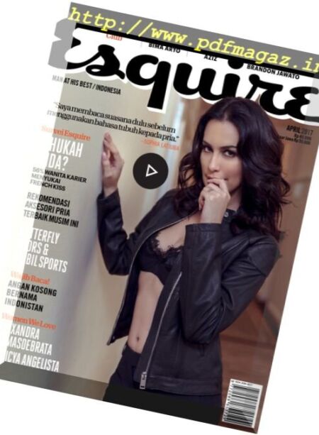 Esquire Indonesia – April 2017 Cover