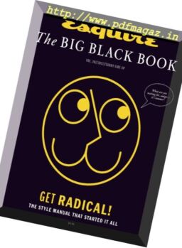 Esquire USA – The Big Black Book – Spring-Summer 2017