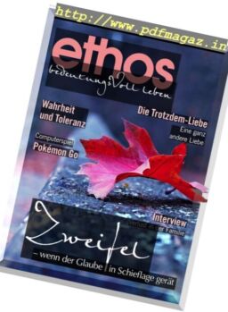 Ethos – November 2016