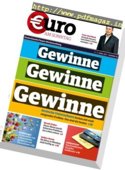 Euro am Sonntag – 1 April 2017
