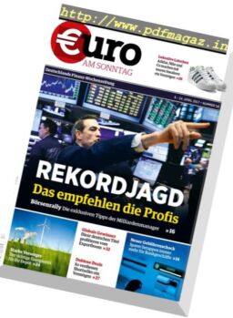 Euro am Sonntag – 8 April 2017