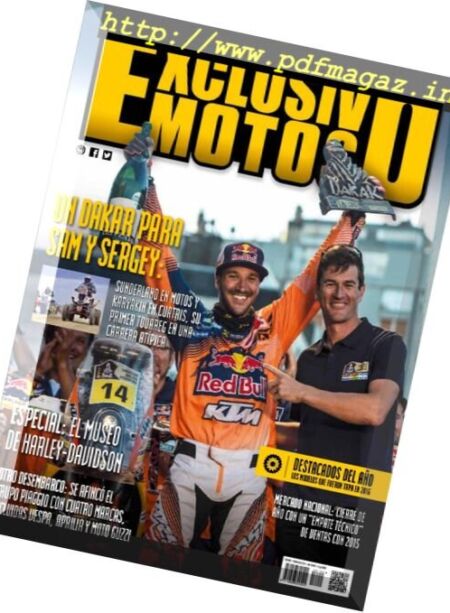 Exclusivo Motos – Febrero 2017 Cover