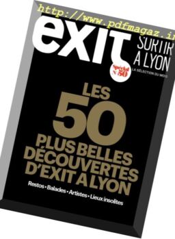 Exit Mag – Avril 2017