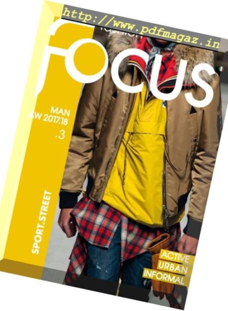 Fashion Focus Man – Denim.Street – Issue 3, Fall-Winter 2017-2018 Cover