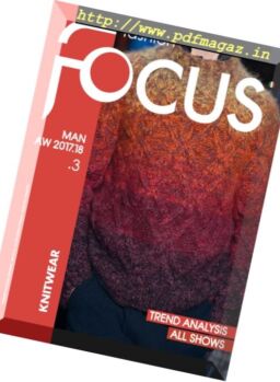 Fashion Focus Man Knitwear – Issue 3, Fall-Winter 2017-2018