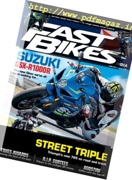 Fast Bikes India – April 2017 Cover