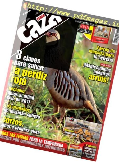 Feder Caza – Abril 2017 Cover