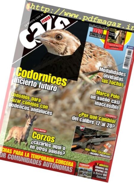 Feder Caza – Mayo 2017 Cover