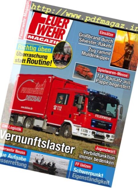 Feuerwehr – April 2017 Cover