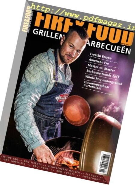 Fire & Food Netherlands – Nr.1, 2017 Cover
