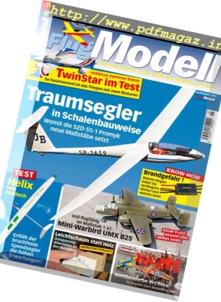 Flugmodell – Mai 2017 Cover