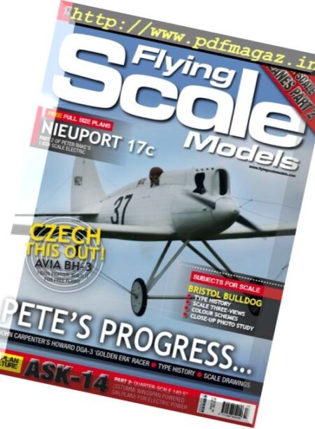 Flying Scale Models – March 2017 Cover