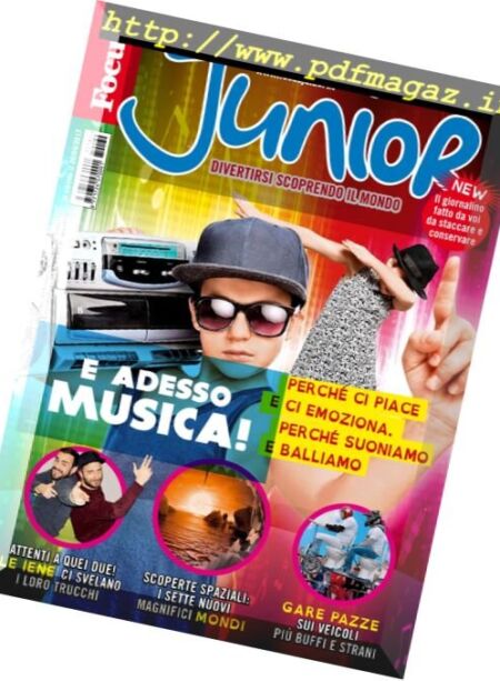 Focus Junior – Maggio 2017 Cover